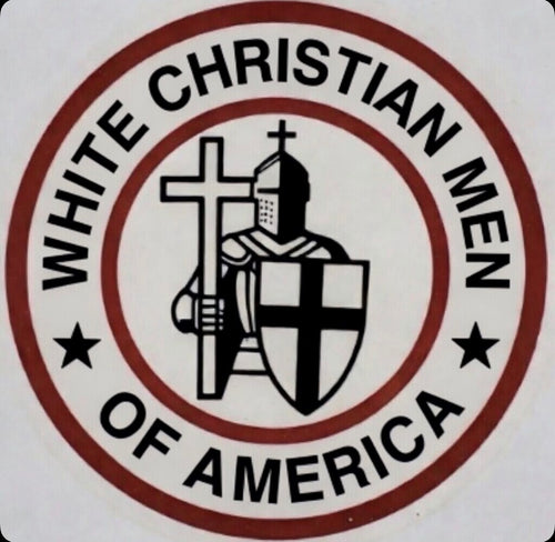 White Christian Men -LOGO-  Tee Shirt